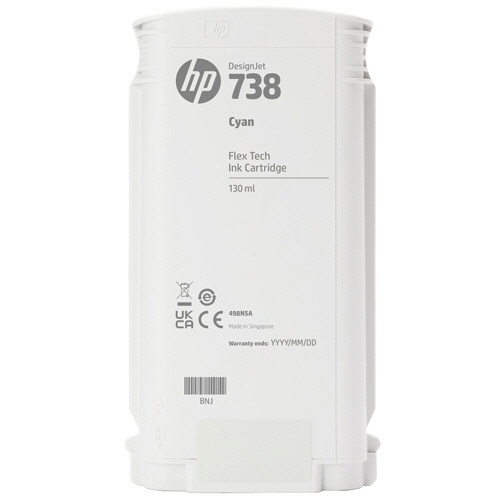 HP738 インクカートリッジ シアン 130mL 1個
