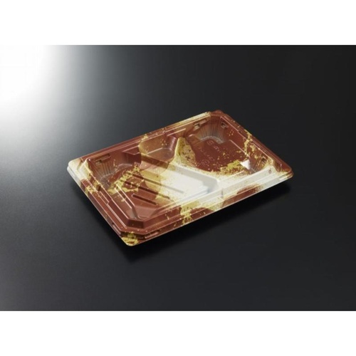 中央化学 弁当容器 CT 宝台膳 23-16L 伊織BR 本体画像