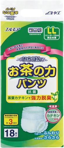 エルモアいちばん　お茶の力パンツＬ－ＬＬ　１８枚画像