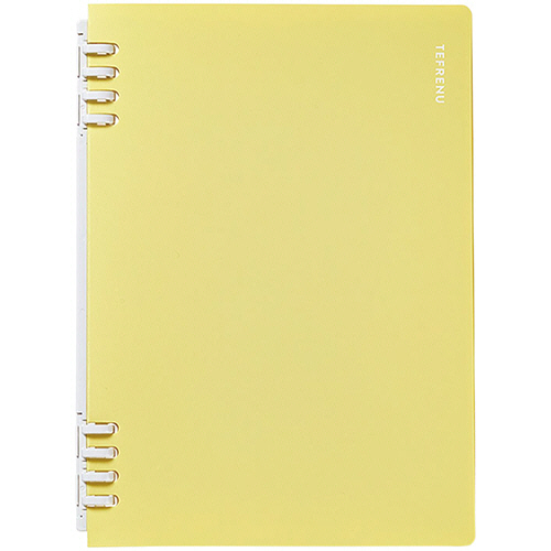 ﾘﾝｸﾞﾉｰﾄ ﾃﾌﾚｰﾇ A5ﾀﾃ 黄 1ｾｯﾄ(5冊)画像