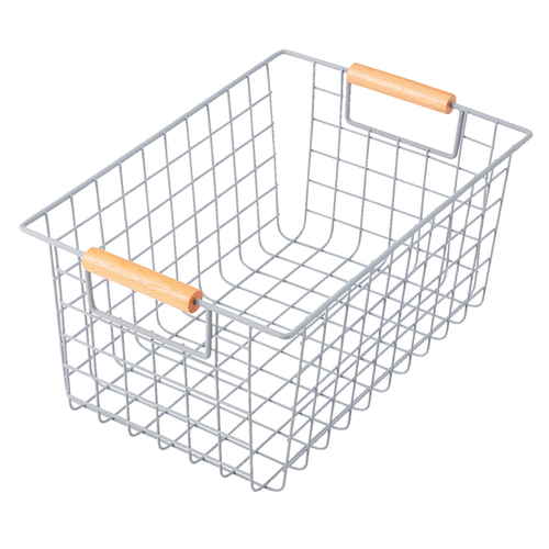 ワイヤーバスケット　S(木柄)画像