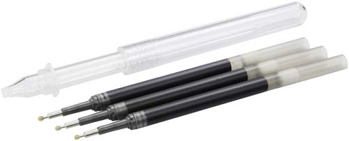 ワードライタ用　ボールペンホルダ＋替芯３本セット