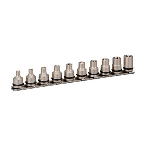 インパクト用トルクスソケットセット(ホルダー付)　10pcs　1セット画像