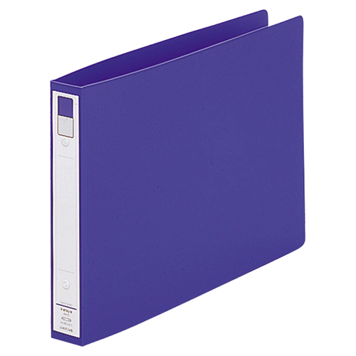 ﾘﾝｸﾞﾌｧｲﾙ(ｶﾄﾞﾛｯｸ&ﾂｲｽﾄﾘﾝｸﾞ) A4ﾖｺ 2穴 200枚収容 背幅36mm 青 1冊画像