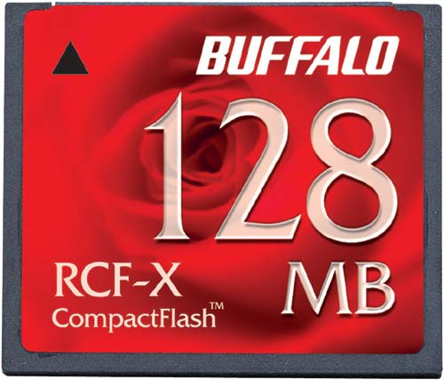 コンパクトフラッシュカード　１２８ＭＢ×３