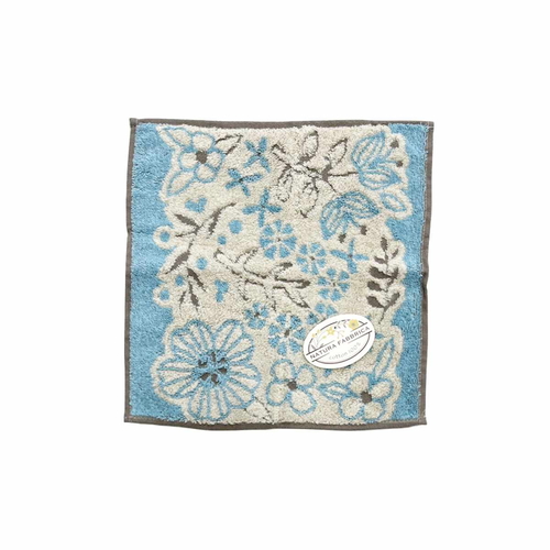 モーメント タオルチーフ 25×25cm ブルー画像