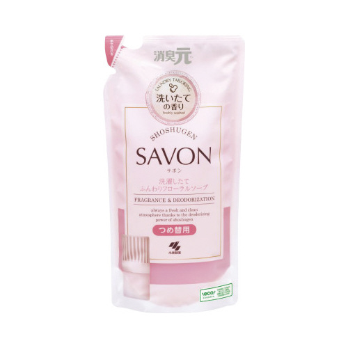 消臭元ＳＡＶＯＮつめ替用　ふんわりフローラルソープ画像