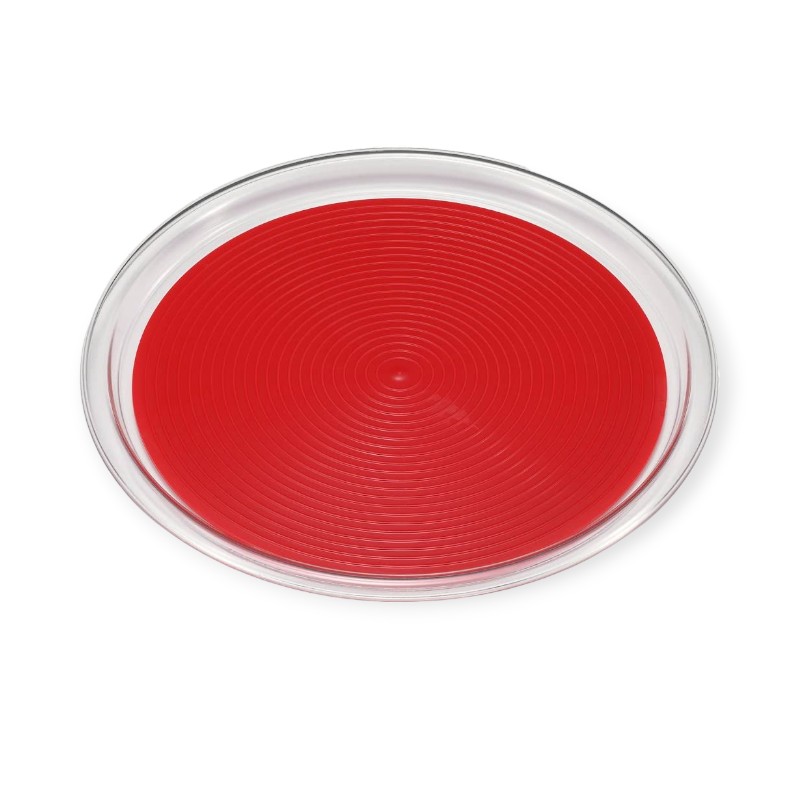 サービス用品 MT-1083 クリアマジックトレー丸 ミニ レッド画像