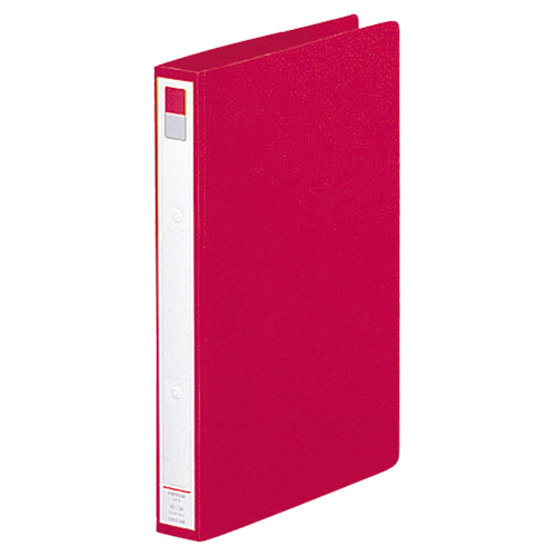 ﾘﾝｸﾞﾌｧｲﾙ(ｶﾄﾞﾛｯｸ&ﾂｲｽﾄﾘﾝｸﾞ) A4 2穴 200枚収容 背幅36mm 赤 1冊画像