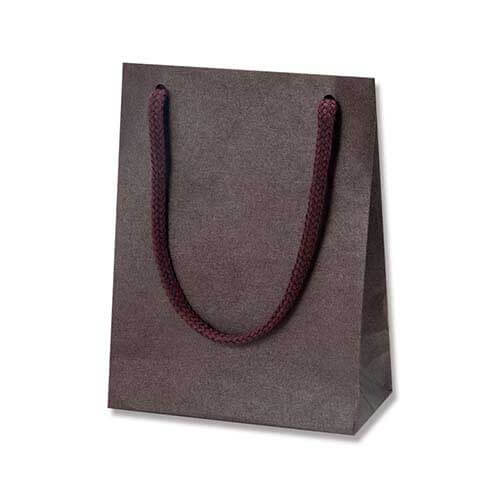 手提げ紙袋（ブラウン・アクリル紐・幅120×マチ70×高さ165mm）画像