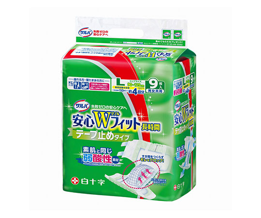 サルバ　安心Wフィット　L　9枚入×4袋画像