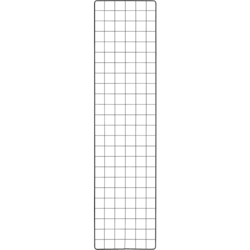 棚用ディスプレイネット　金具付　300×1200　黒　1枚画像
