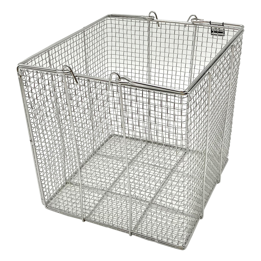 ステンレス角型洗浄カゴ 中 200×200×200mm画像