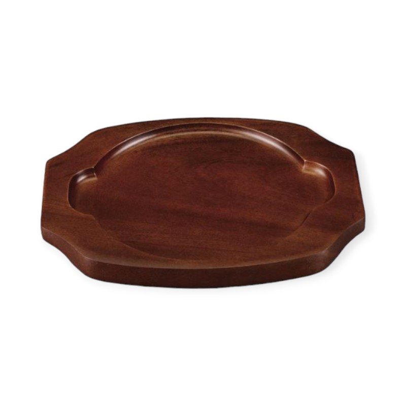 洋食卓上用品 鉄鋳物スキレット8吋用 木台画像