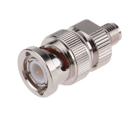 同軸　変換アダプタ　ストレート　SMA　ジャック　-　BNC　-　プラグ　ニッケル画像