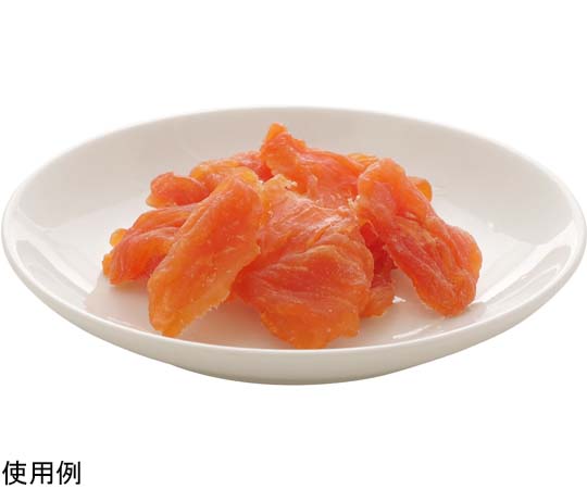 まるごとささみジャーキー セミハードミニ40g 薄い透明な袋に入ったジャーキーが見える状態。