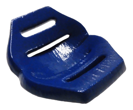 ヘッドガード　フィット専用やわらかあごうけ　ブルー