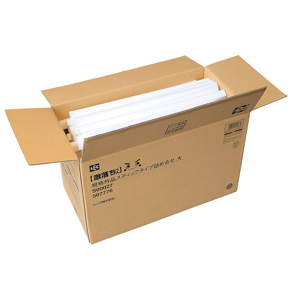 メラミンスポンジ（激落ちシリーズ） 規格外スティック詰め合わせ大 1箱（約140本入）画像