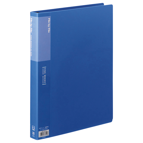 ﾘﾝｸﾞﾊﾞｲﾝﾀﾞｰ A4ﾀﾃ 30穴 45枚収容 背幅32mm ﾌﾞﾙｰ 1冊画像