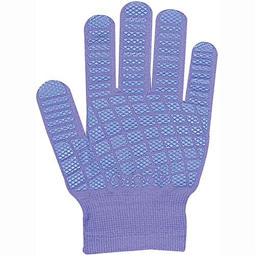 CuCuRa(ｷｭｷｭﾗ) すべり止め付軍手 ﾊﾟｰﾌﾟﾙ 1双画像