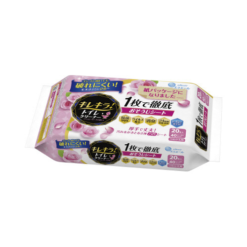 エリエールキレキラ！Ｈローズ詰替用　２０枚×４画像