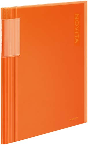 ノビータ　クリアカラー　Ａ４縦　４０Ｐ　橙１０冊画像