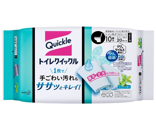 トイレクイックル　つめかえ用　10枚入画像