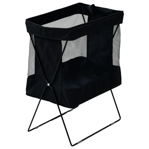 手荷物収納ﾊﾞｽｹｯﾄ ﾊｲﾀｲﾌﾟ S ﾌﾞﾗｯｸ 1個画像