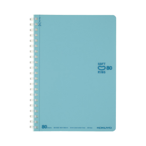 ソフトリングノート　ドット入Ｂ罫　Ｂ６　８０枚　空画像