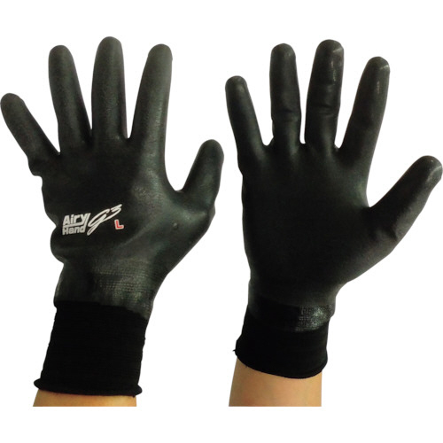 ｴｱﾘｰﾊﾝﾄﾞ ｼﾞｰｽﾘｰ L 黒 1双画像