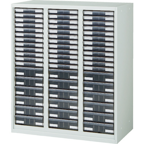 ﾕﾆｯﾄ型壁面書庫 ｶﾀﾛｸﾞｹｰｽ 引出A4浅12段･深6段 900×400×1050mm ﾎﾜｲﾄ 1台画像