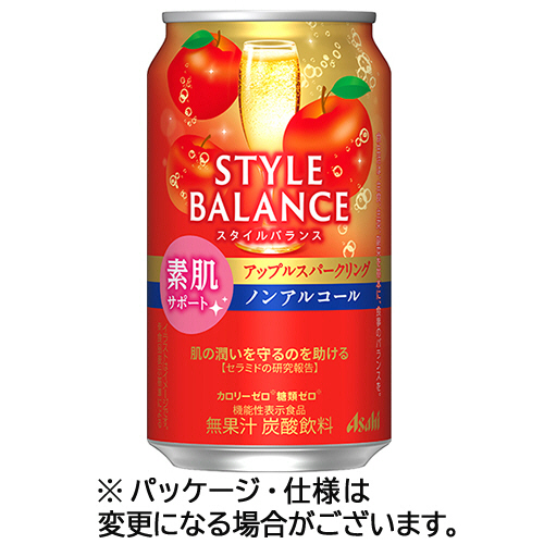 ｱｻﾋｽﾀｲﾙﾊﾞﾗﾝｽ 素肌ｻﾎﾟｰﾄｱｯﾌﾟﾙｽﾊﾟｰｸﾘﾝｸﾞﾉﾝｱﾙｺｰﾙ 350mL 缶 1ｹｰｽ(24本)