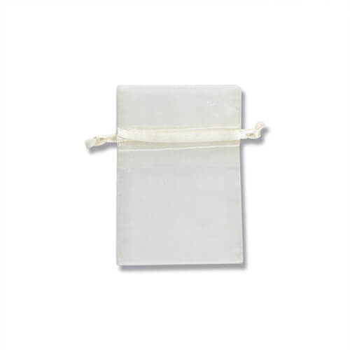 オーガンジーバッグ ＳＳ アイボリー １０枚画像