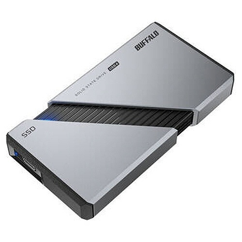 PC向け USB4(Gen3x2)対応 High-End ﾎﾟｰﾀﾌﾞﾙSSD 1TB ｼﾙﾊﾞｰ 1台画像