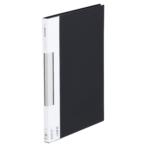 ｻｲﾄﾞｲﾝｸﾘｱｰﾌｧｲﾙ ｶﾗｰﾍﾞｰｽ A4ﾀﾃ 40ﾎﾟｹｯﾄ 背幅18mm 黒 1ｾｯﾄ(10冊)画像