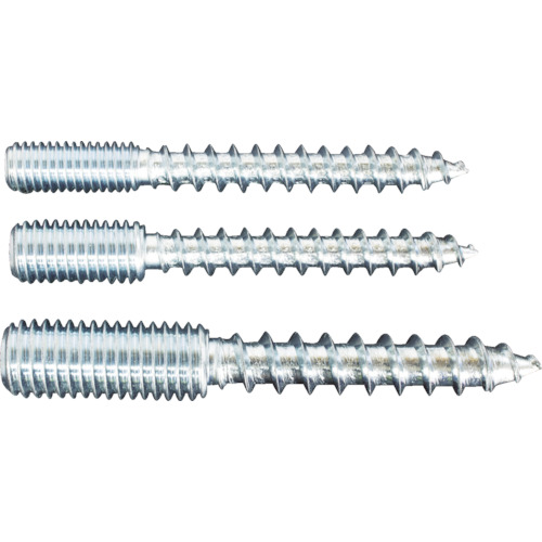 M8十字穴付ｽﾀｯﾄﾞ木ねじ 三価ｸﾛﾒｰﾄ 7×50 1袋(4本)画像