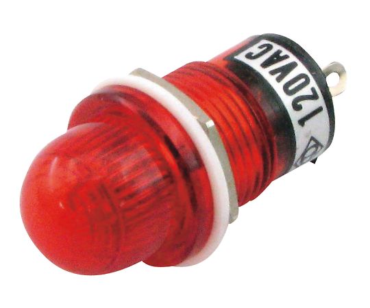 ネオン球（抵抗内蔵型）　赤画像