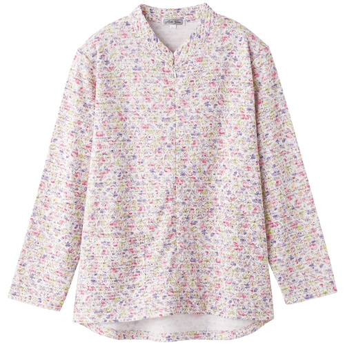 ロングファスナーTシャツ　ローズ　S　1着画像