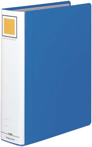 チューブＦエコツインＲ青Ａ４縦背幅７５ｍｍ４－９冊画像