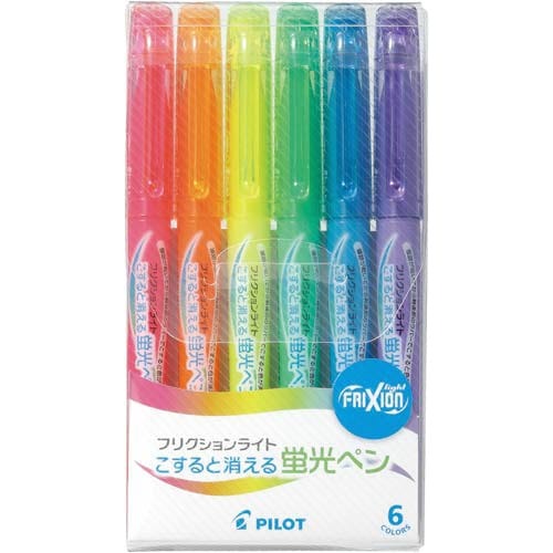 フリクションライト　蛍光ペン　6色セット画像