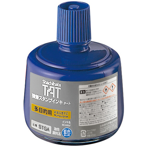 強着ｽﾀﾝﾌﾟｲﾝｷ ﾀｰﾄ(多目的用) 大瓶 330ml 藍 1個画像