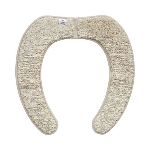 ぴたＱ　吸着便座シート　タフトタイプ　ベージュ画像