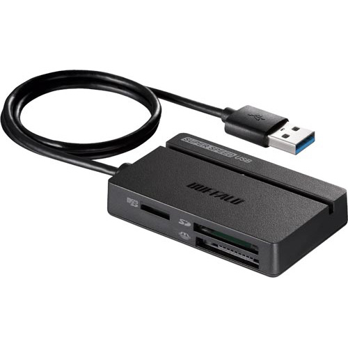 ＵＳＢ３．０　マルチカードリーダー　ブラック画像