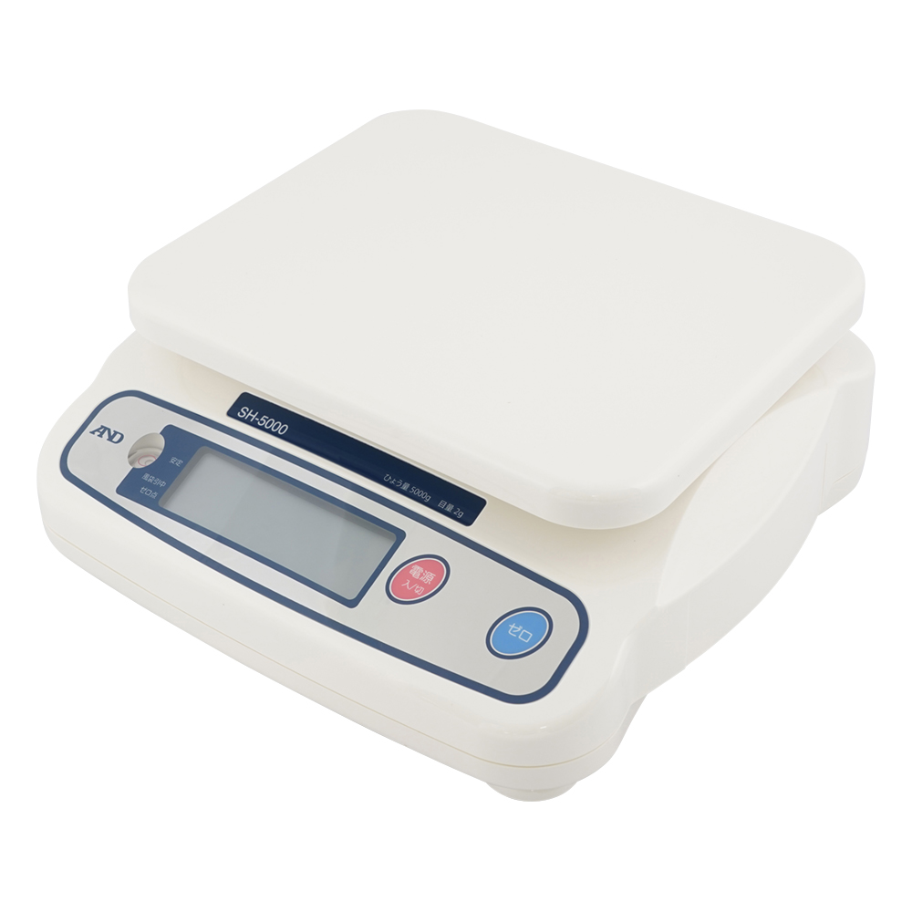 デジタルはかり SHシリーズ ひょう量:5000g 最小表示:2g