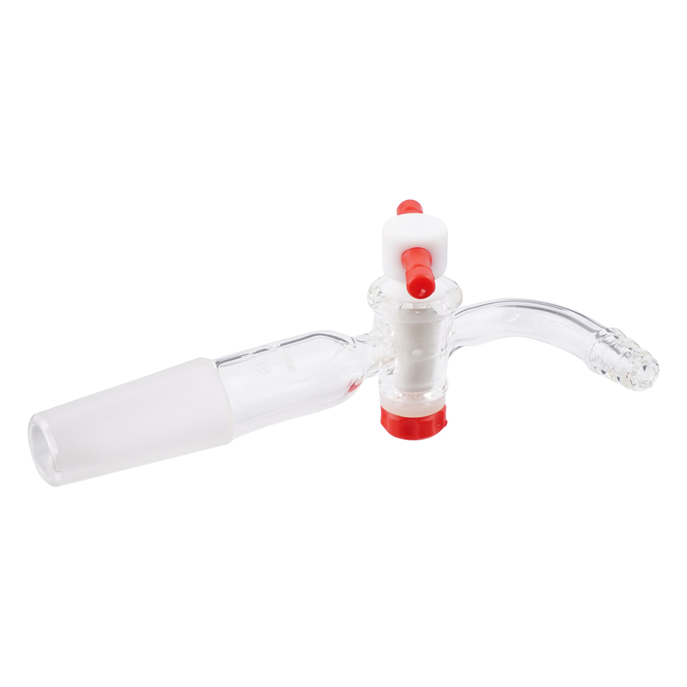 排気管　曲管　PTFEコック