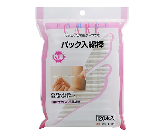 FC（ファミリーケア）　パック入綿棒　120本×10個