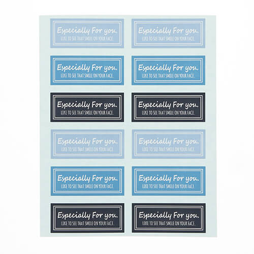 ギフトラッピングに！特殊粘着のシールセット