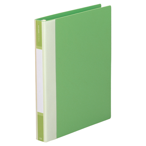 ﾘｸｴｽﾄ ﾘﾌｨﾙﾊﾞｲﾝﾀﾞｰMTL A4ﾀﾃ 30穴 80枚収容 背幅35mm 黄緑 1冊画像