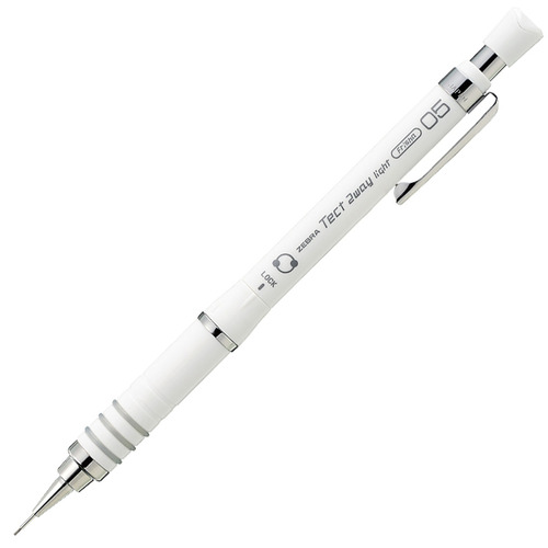 ｼｬｰﾌﾟﾍﾟﾝｼﾙ ﾃｸﾄﾂｩｰｳｪｲ ﾗｲﾄ 0.5mm (軸色:白) 1本画像