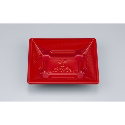 シーピー化成 どんぶり容器 BFツイスト17-14浅 朱 本体 発泡画像